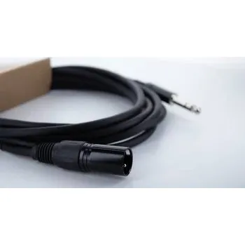 Audio kabel Cordial EM 6 MV XLR propojovací kabel [1x XLR zástrčka 3pólová - 1x jack zástrčka 6,3 mm (stereo)] 6 m černá