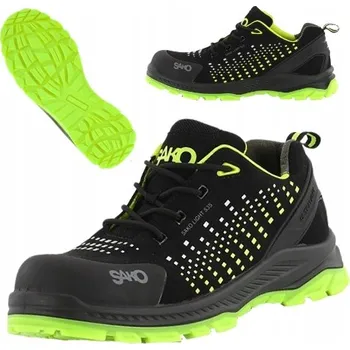 Pracovní obuv Pracovní obuv lehká tenisky POLOBOTKY S OCELOVOU ŠPIČKOU pohodlné S3 ESD MIKROVLÁKNO velikost 44