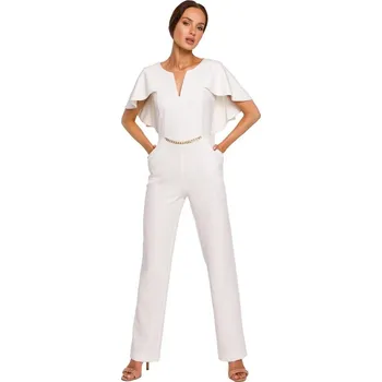 Dámský kabát Dámský plášť M670 - Figl L smetanová