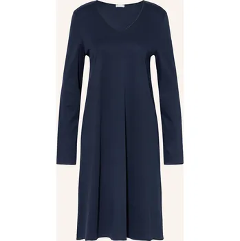 Dámská košile Hanro Dámská Noční Košile Cotton Silk, tmavě modrá, 34
