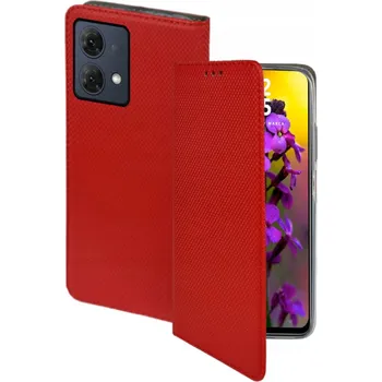 Pouzdro na mobilní telefon Pouzdro s klapkou RCBR pro Motorola Moto G84 5G SMART MAGNET červené