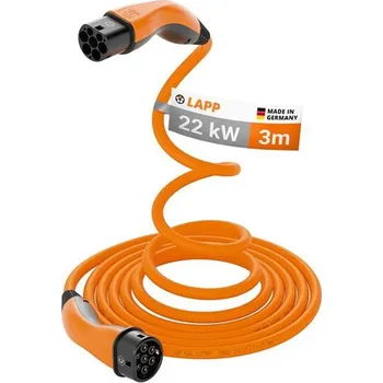 Nabíjecí kabel pro elektromobil Kabel nabíjecí LAPP 75745 typ 2 22kW 32A 3 fáze 3m pro elektromobil