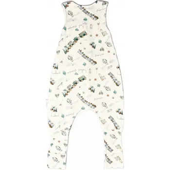 Fusak Letní spací pytel s nohavicemi od 3-5 let Vláčky White