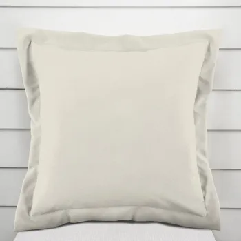 Povlak na dekorativní polštářek Dekorační povlak na polštář s lemem BKU-110 Slonová kost 40 x 60 cm