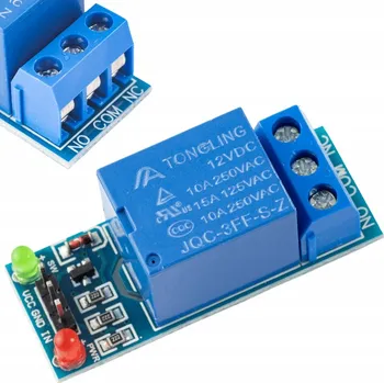 Relé Relé MSALAMON Reléový modul 1 kanál 12V Arduino STM32