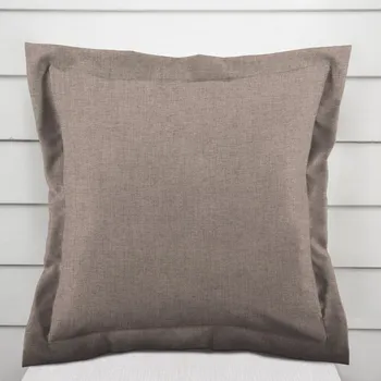 Povlak na dekorativní polštářek Dekorační povlak na polštář s lemem BKW-204 Šedohnědé žíhání 40 x 40 cm