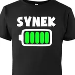 Tričko Baterka - synek - velikost 158, Barva Červená