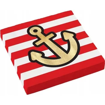 Papírový ubrousek Papírové ubrousky dekorace na stůl Mapa Pirátů x16