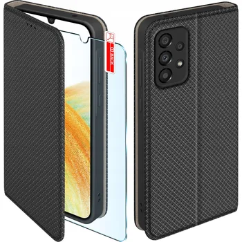 Pouzdro na mobilní telefon Flipové pouzdro KrainaGSM pro Samsung Galaxy A33 5G, černé