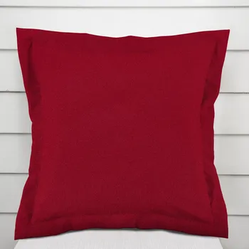Povlak na dekorativní polštářek Dekorační povlak na polštář s lemem BKU-106 Vínový 40 x 60 cm