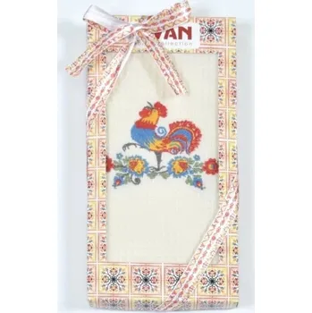 Utěrka Bavlněná utěrka Darkové balení, Kohoutek, 50 x 70 cm