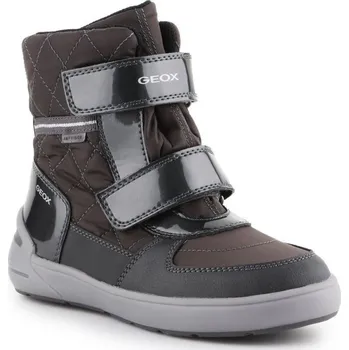 Dámská zimní obuv Dětské junior kotníkové boty J Sleigh Jr J949SD - Geox tmavě šedá 37
