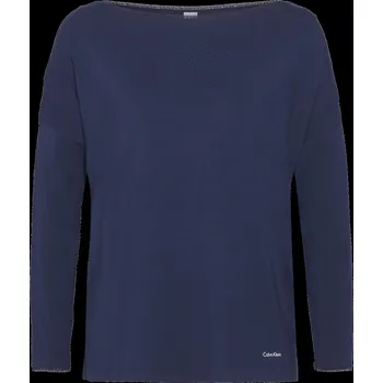 Dámské tričko Dámské tričko na spaní QS6264E-2VZ tmavěmodrá - Calvin Klein tmavě modrá M