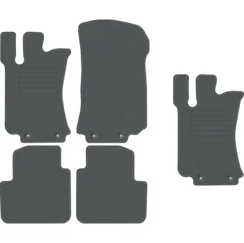 autokoberec Kobercové rohožky Edecor velurové 5 ks