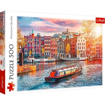 Trefl Amsterdam Nizozemí 48x34cm v krabici 39,5x27x4,5cm 500 dílků