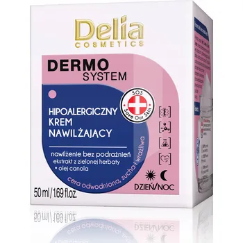 Pleťový krém DELIA Hypoalergenní hydratační krém DERMO SYSTEM, 50 ml
