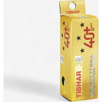 Pingpongový míček TIBHAR Míčky Tibhar Syntt NG *** 4+ 3 KS BÍLÉ