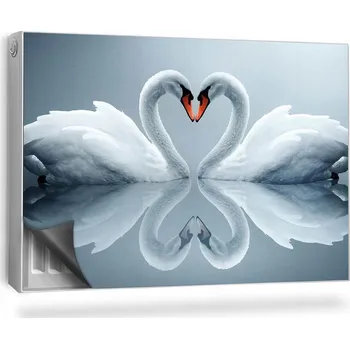 Obraz Magnetická podložka na radiátor, kryt 90 x 60 cm šedá