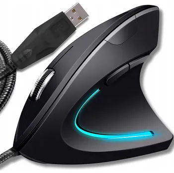 Drátová myš ZeeTech vertikální myš JSY-3, optický senzor