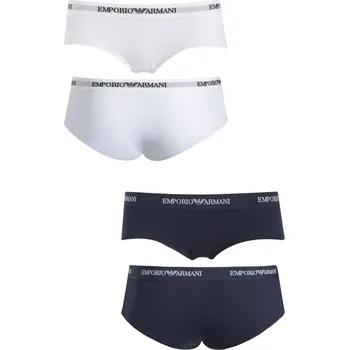 Kalhotky Kalhotky 2pcs 163263 CC317 10410 bílotmavěmodrá - Emporio Armani bílá/tmavě modrá XS