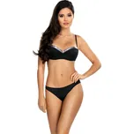 Dámské dvoudílné plavky L 2361/1 - LORIN 36/70C černá/stříbrná