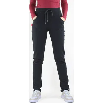 Dámské prodloužené tepláky černé Long velikost: XXL, délka: "38"