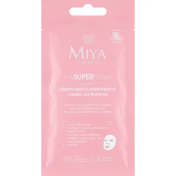 Pleťová maska Miya Cosmetics MySuperMask zpevňující pleťová maska, 1 ks.