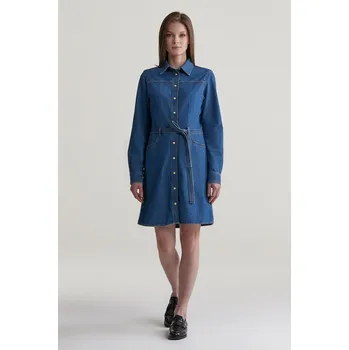 Dámské šaty ŠATY GANT REG DENIM DRESS INDIGO