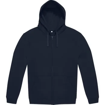 pracovní mikina B&C Mikina s kapucí B&C ID.334 Zip Hood, unisex COT01I33400301-navy S Navy