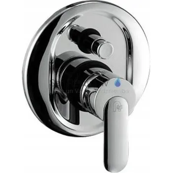 Vodovodní baterie Podomítková vanová baterie KFA Armatura Cirkon stříbrná