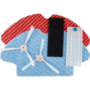 Sada příslušenství pro robotický vysavač Rowenta ZR762000 Filtry a kartáče pro ROWENTA RR7647WH X-plorer S75 a mopy, sada 6ks