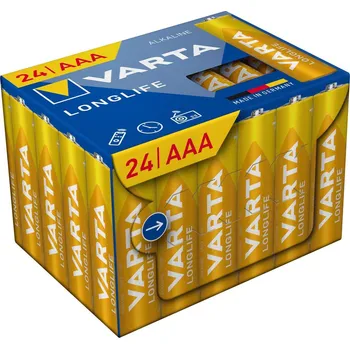VARTA Longlife 24 AAA (Plastic free CUBE Tray)