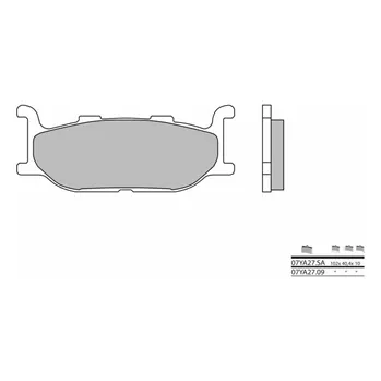 Brzdová destička BRZDOVÉ DESTIČKY BREMB 07YA2709 ORGANIC