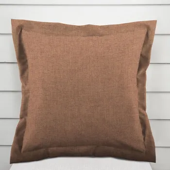 Povlak na dekorativní polštářek Dekorační povlak na polštář s lemem BKW-203 Hnědé žíhání 40 x 40 cm