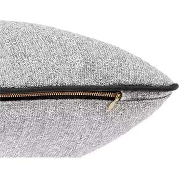 Polštář Obdélníkový dekorativní polštář EROME Sunbrella Tundra šedá Granit