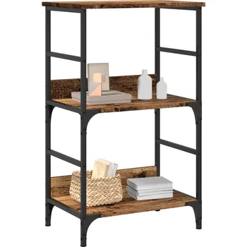 Knihovna vidaXL Knihovna 50 x 33 x 82 cm kompozitní dřevo [835267] Barva: Staré dřevo