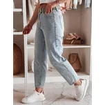 Dámské kalhoty DSTREET JEANMOM MODRÁ XL