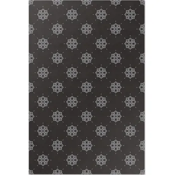 Koberec Vinylový Dekorativní Koberec Rozměr: 80x120 cm Lineární květy, pravidelný vzor