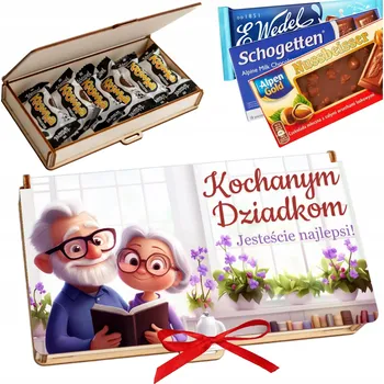 Obraz Dárek ke Dni prarodičů, krabička , čokolády, dárek