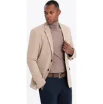 Pánské sako OMBRE OM-BLZB-0135 BEIGE XL