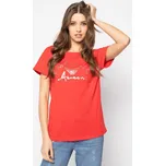 Dámské tričko 164340 0P291 00074 červená - Emporio Armani červená S
