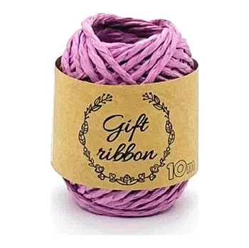 Stuha Stuha vázací papír 10m/2mm růžová