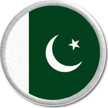 Vlajka Pelisport vlajka Pákistánu tištěná nášivka ø 4,5 cm