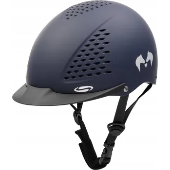 Jezdecká přilba Dětská jezdecká přilba SWING tmavě modrá 51-54 cm - Waldhausen