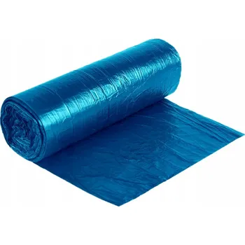 Pytle na odpadky MODRÉ pytle na odpadky 60L 50 KS HDPE SILNÉ UNIVERZÁLNÍ ODOLNÉ