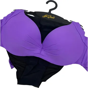 Dámské oblečení Life Beach dámské dvoudílné plavky AGATA Barva: Fialová, Velikost: M