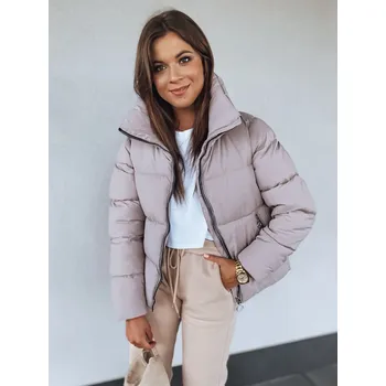 Světle béžová zimní bunda s límcem BUENO TY2897 Velikost: M