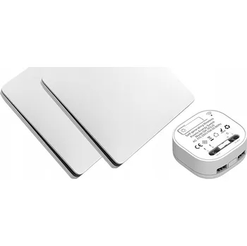 vypínač BEZDRÁTOVÝ VYPÍNAČ SVĚTLA S 2DÍLNÝM NÁSTĚNNÝM RF 433 MHz 10 A