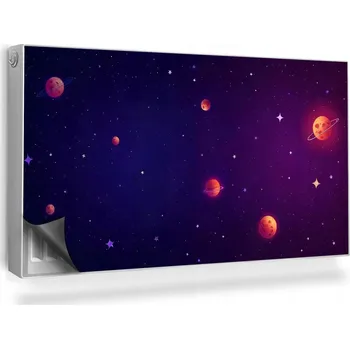 Obraz Magnetická podložka na radiátor, kryt na topení 110 x 60 cm fialová