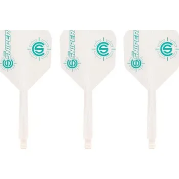 Příslušenství pro šipky Letky CONDOR AXE Small Connor Scutt, The Sniper White Medium